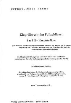 Eingriffsrecht im Polizeidienst Band II