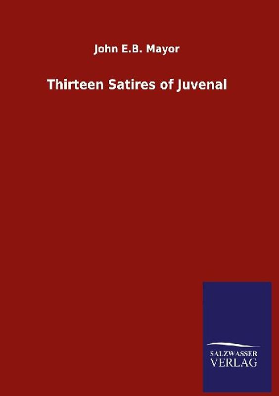 Thirteen Satires of Juvenal