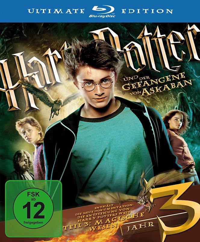 Harry Potter 3: Gefangene von Askaban [Ultimate Edition, 2 Sammelkarten, Buch, 3 Discs] Blu-ray Disc