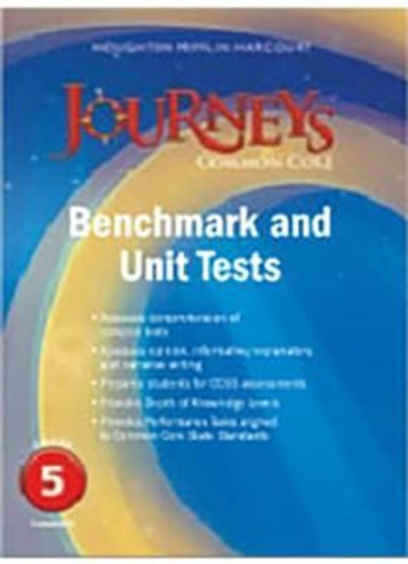 Benchmark Tests and Unit Tests Consumable Grade 5