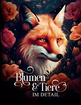 Blumen & Tiere im Detail: Ein Malbuch für Erwachsene mit 50 detailreichen Tieren im Blumenparadies