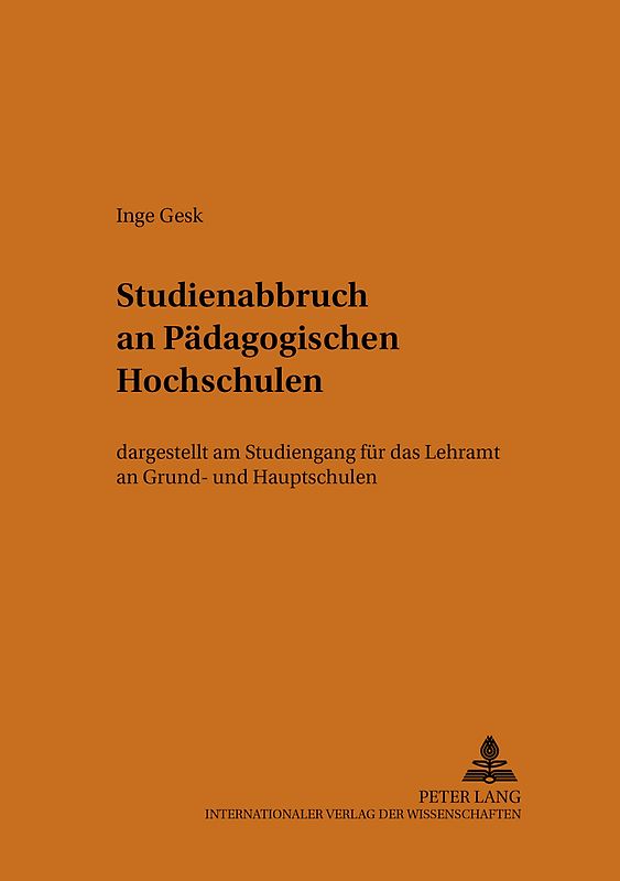 Studienabbruch an Pädagogischen Hochschulen