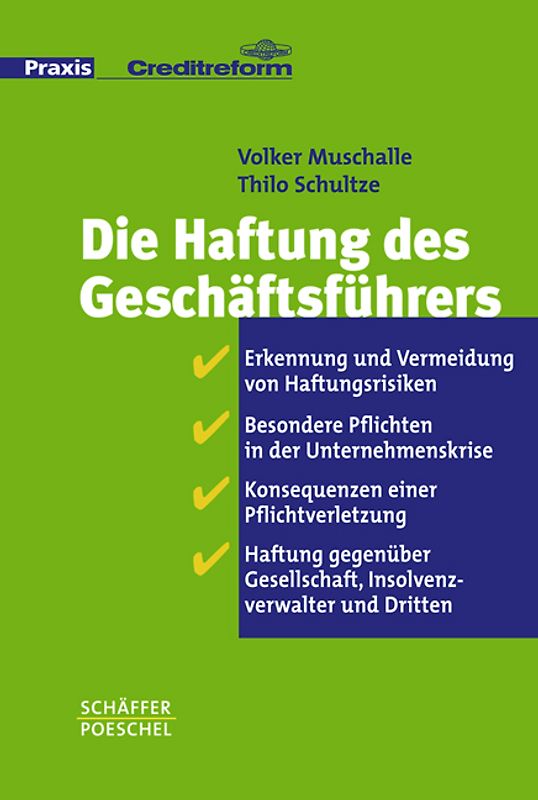 Die Haftung des Geschäftsführers