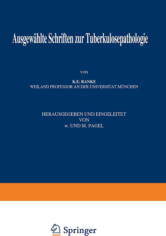 Ausgewählte Schriften zur Tuberkulosepathologie