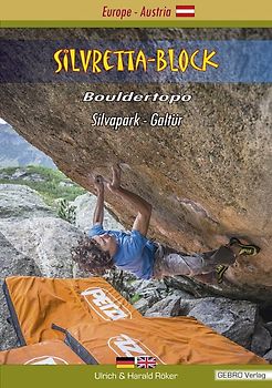 Silvretta-Block. Bouldertopo Silvapark - Galtür