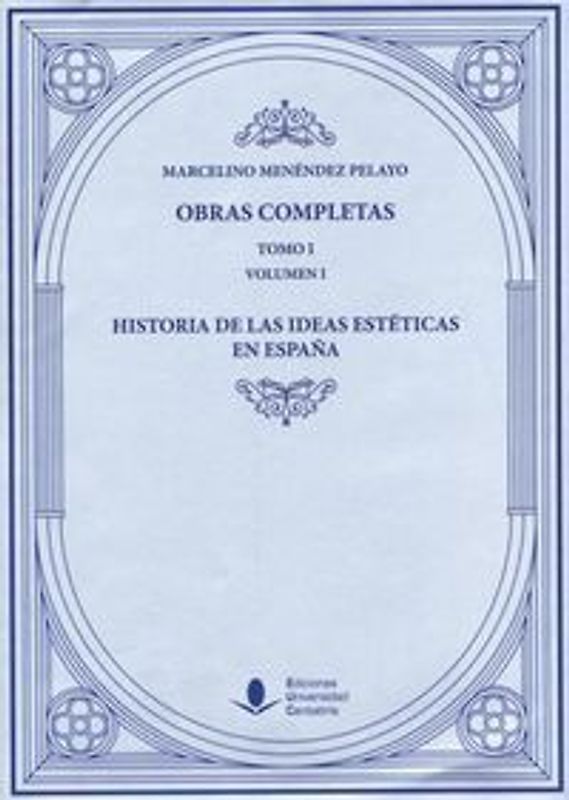 Historia de las ideas estéticas en España