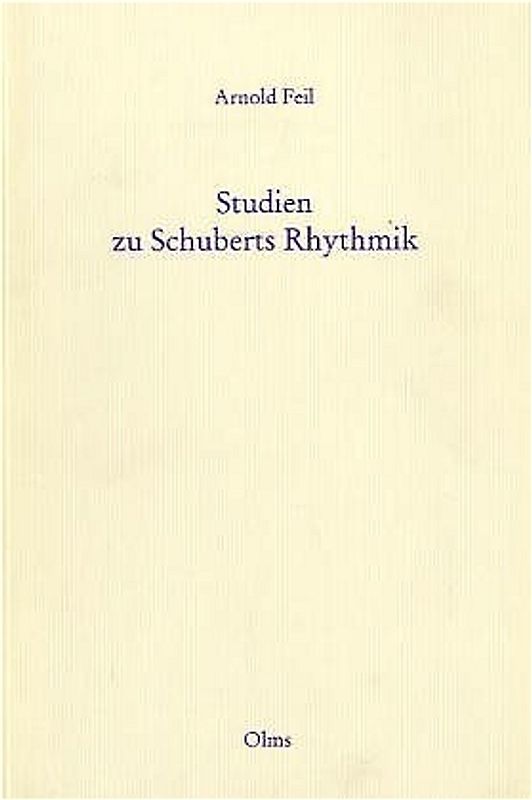 Studien zu Schuberts Rhytmik