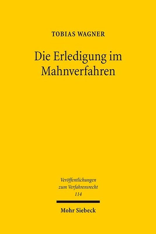 Die Erledigung im Mahnverfahren