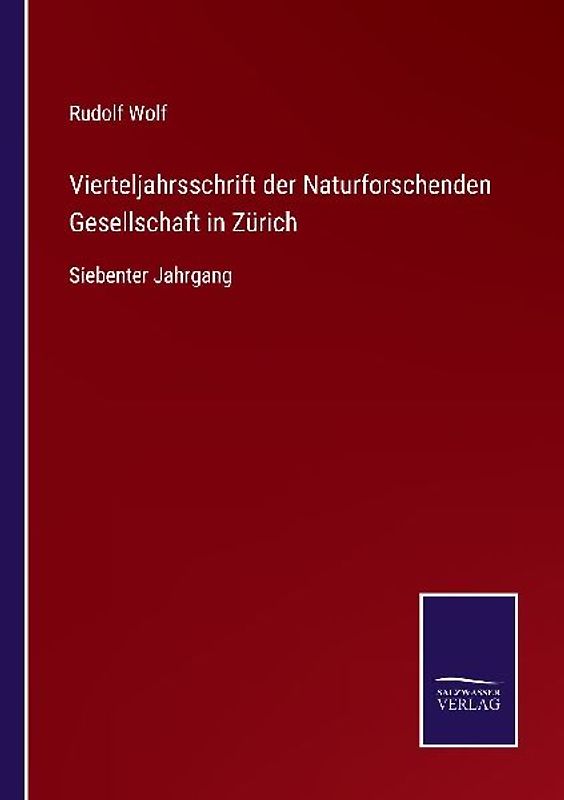 Vierteljahrsschrift der Naturforschenden Gesellschaft in Zürich