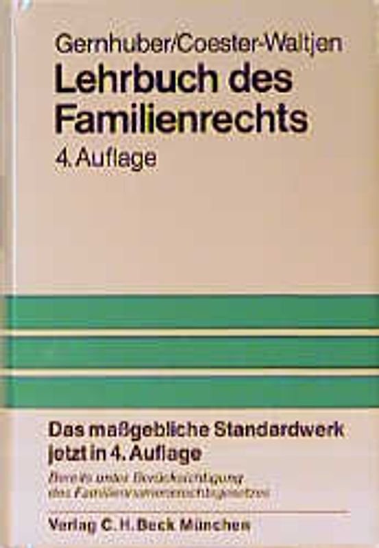 Lehrbuch des Familienrechts