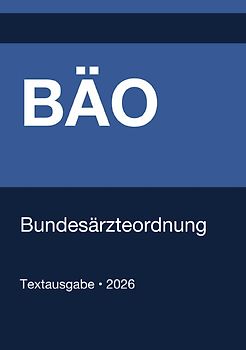BÄO - Bundesärzteordnung (Deutschland) 2026