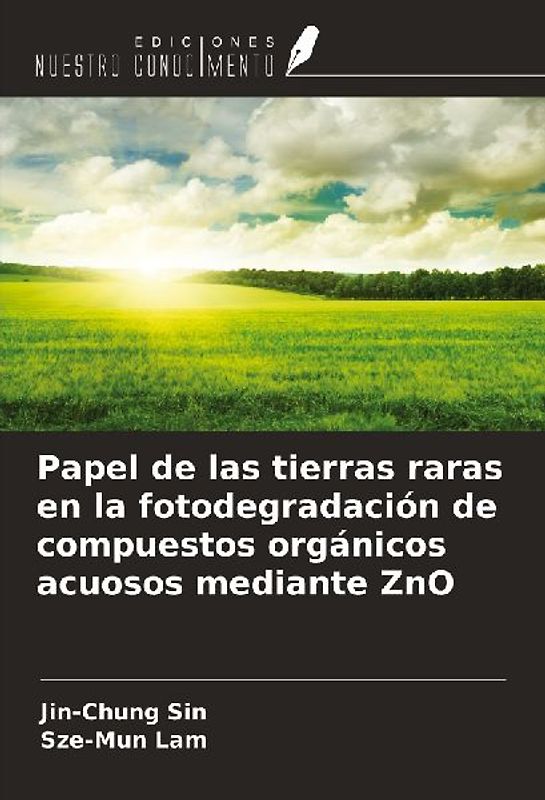 Papel de las tierras raras en la fotodegradación de compuestos orgánicos acuosos mediante ZnO