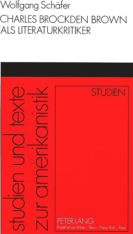 Charles Brockden Brown als Literaturkritiker