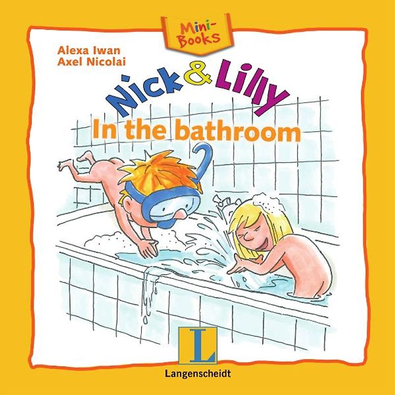 Nick and Lilly - In the bathroom