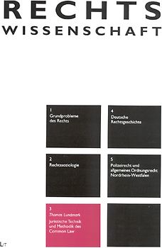 Juristische Technik und Methodik des Common Law
