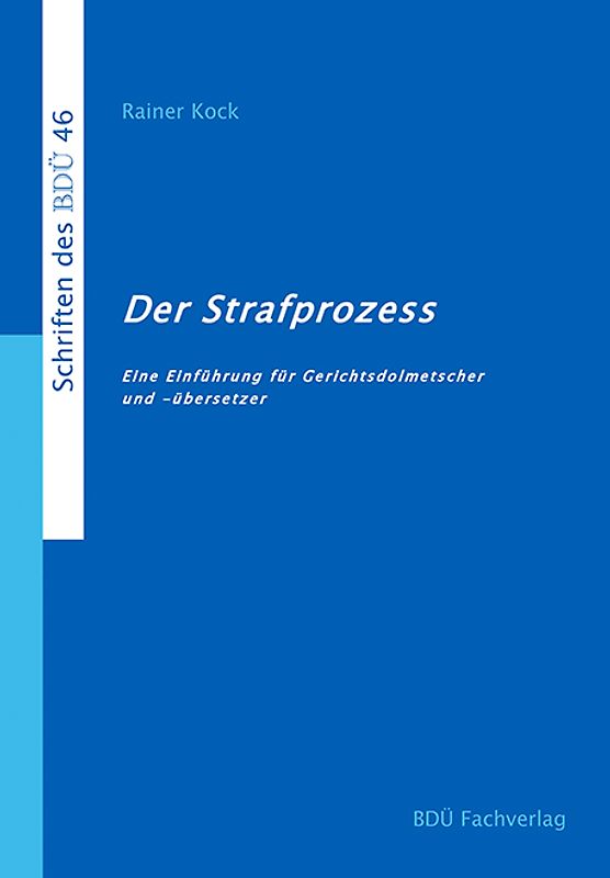 Der Strafprozess