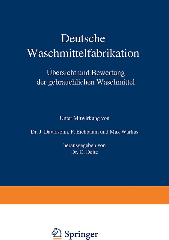 Deutsche Waschmittelfabrikation