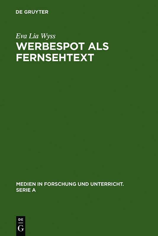 Werbespot als Fernsehtext