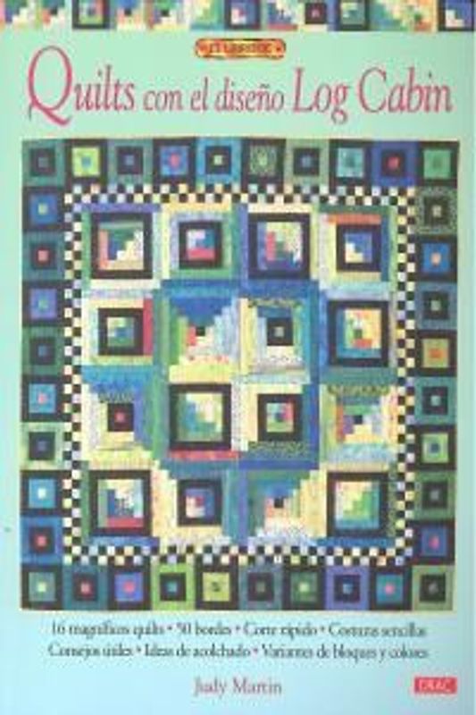 Quilts con el diseño log cabin