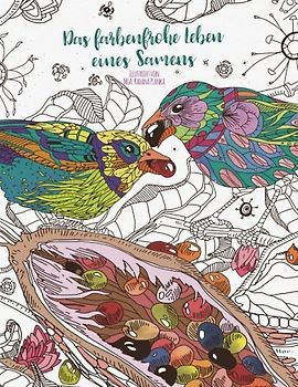 Das farbenfrohe Leben eines Samens — Malbuch für Erwachsene: Die bezaubernde Entwicklung eines Samens zu einem Baum