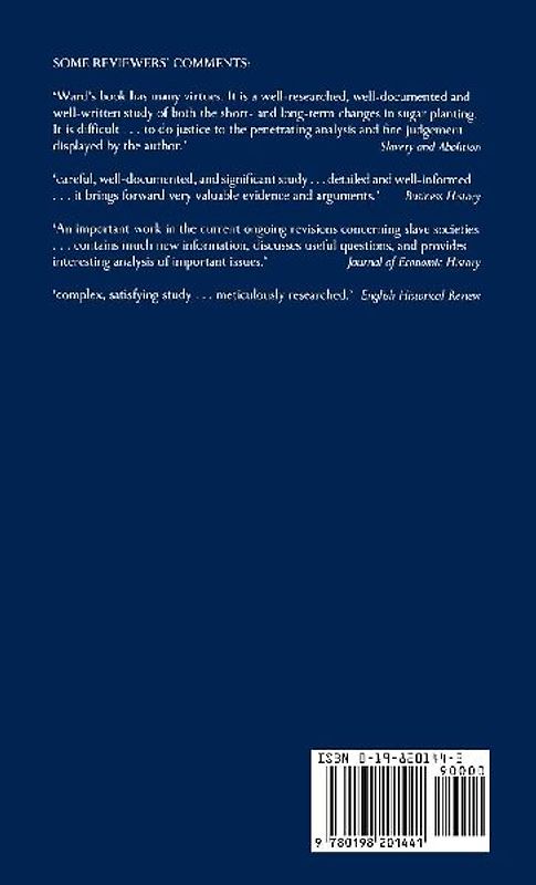 British West Indian Slavery, 1750-1834