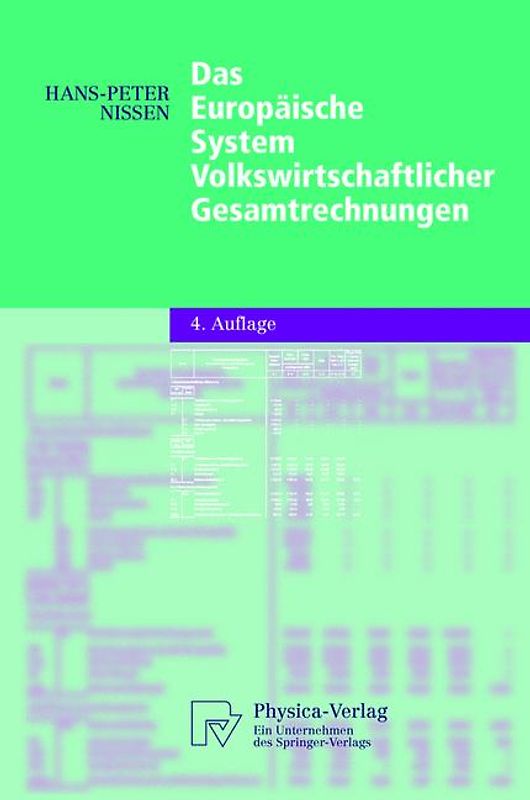 Das Europäische System Volkswirtschaftlicher Gesamtrechnungen