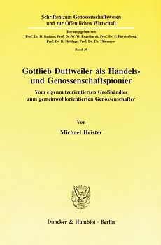 Gottlieb Duttweiler als Handels- und Genossenschaftspionier.