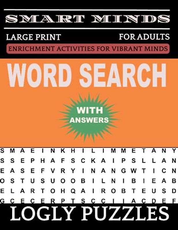 Word Search Book Large Print for Adults: 2400+ words New Fun and Relaxing Puzzles Book for Adults & Seniors with Answers Key