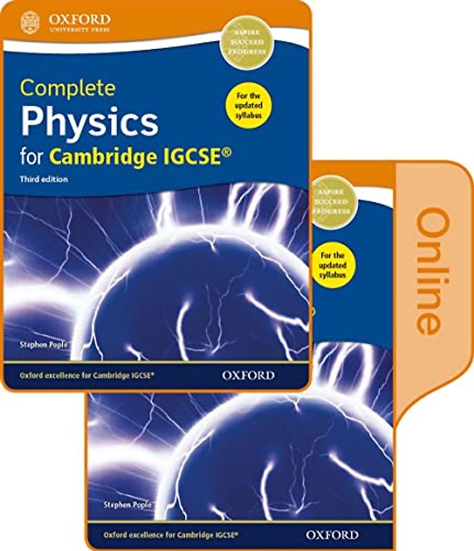 Complete Physics for Cambridge IGCSE (R) Print and Online Student Book Pack: Third Edition (Cie Igcse Complete)