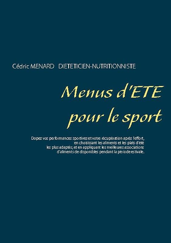 Menus d'été pour le sport