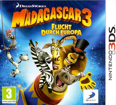 Madagascar 3: Flucht durch Europa [Internationale Version] Nintendo 3DS