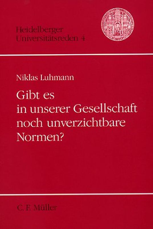 Gibt es in unserer Gesellschaft noch unverzichtbare Normen?