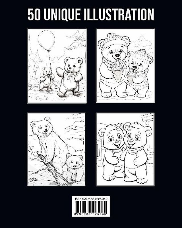 Ours Cahier de Coloriage