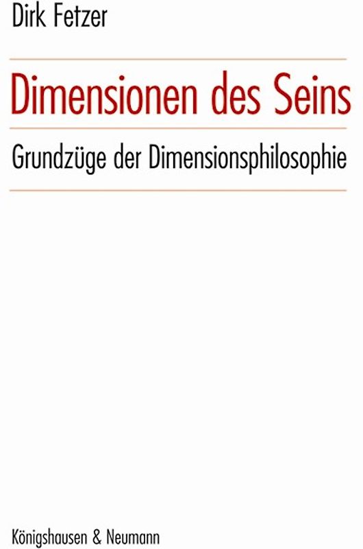 Dimensionen des Seins.