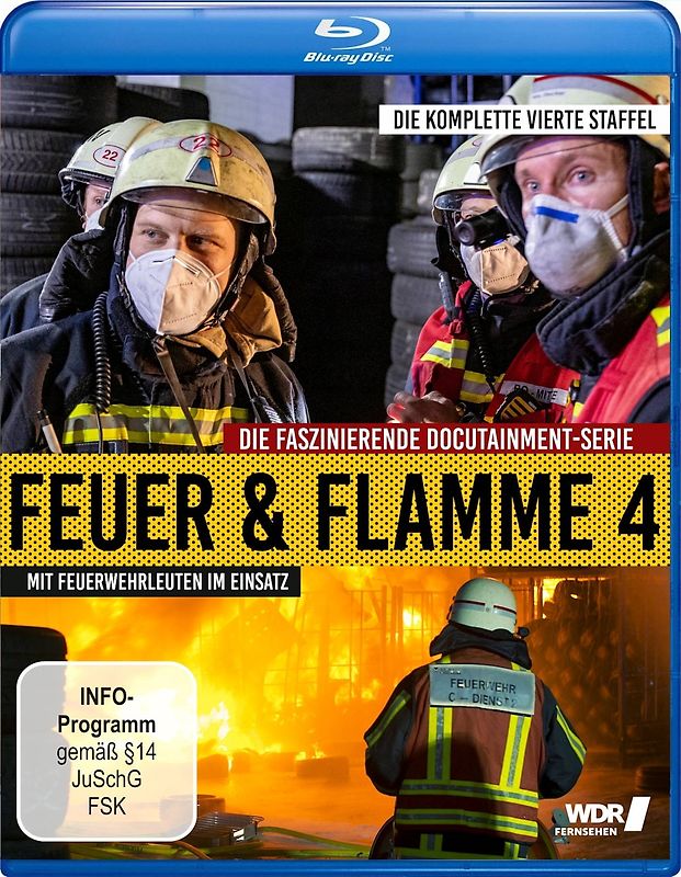 Feuer & Flamme: Mit Feuerwehrmännern im Einsatz - Die komplette vierte Staffel Blu-ray Disc
