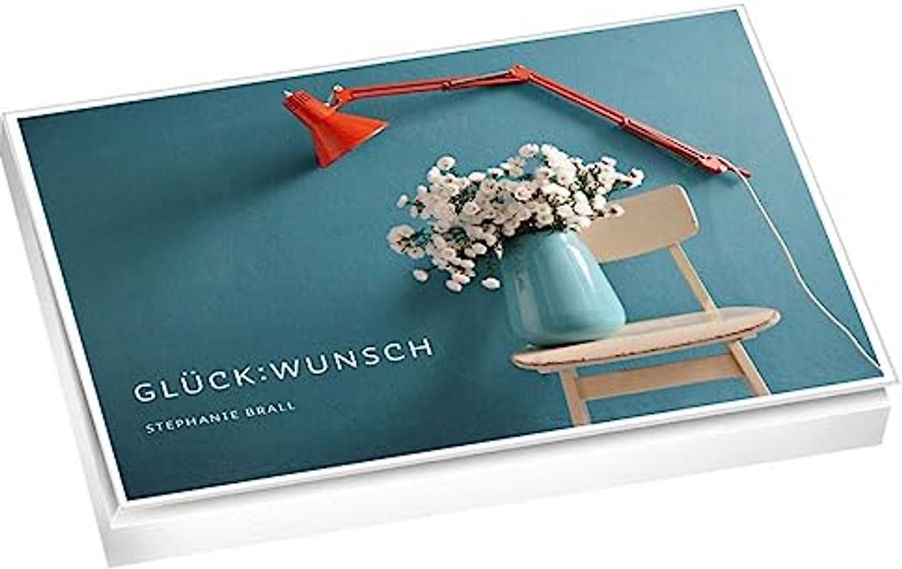 Postkartenset "GLÜCK:WUNSCH": Postkartenbuch mit 20 verschiedenen Motiven