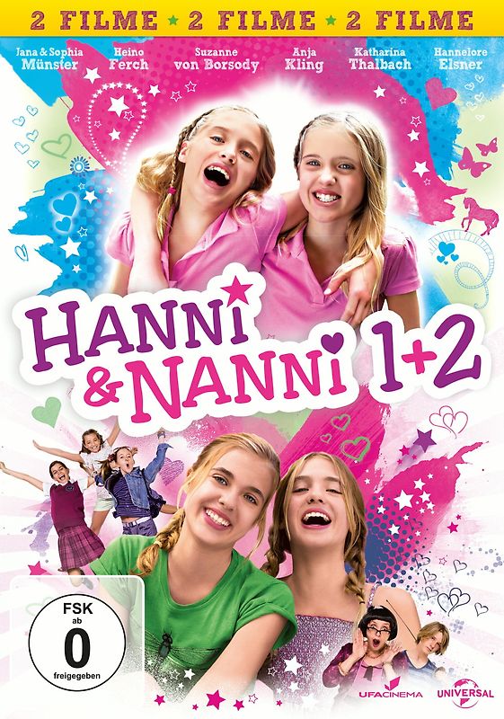 Hanni & Nanni 1+2 [2 DVDs] DVD