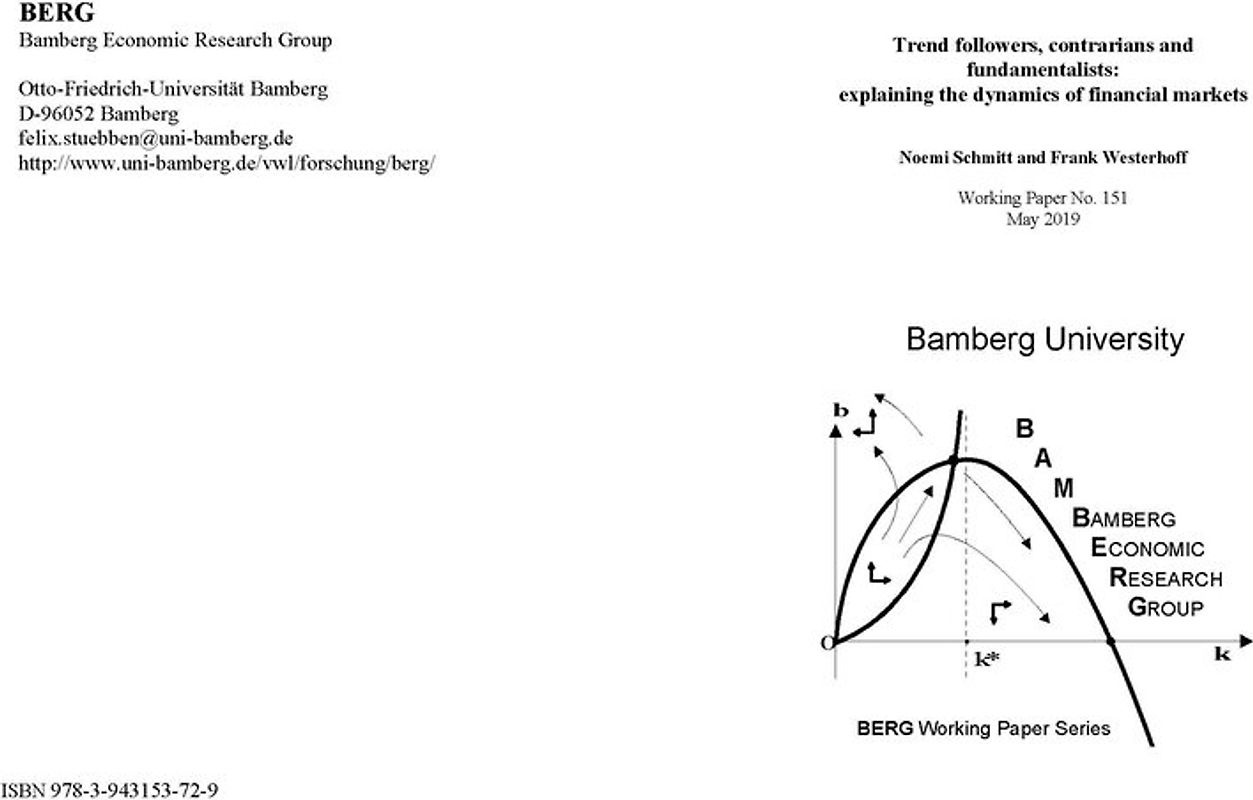 Trend followers, contrarians and fundamentalists: explaining the dynamics of financial markets