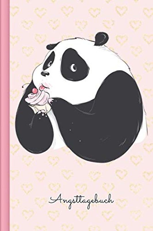 Angsttagebuch: Als Selbsthilfe zum Ausfüllen & Ankreuzen zur SCHNELLEN Erfassung von Angst- & Panikattacken mit Angstlevel + Symptome + Erste Anzeichen + uvm | Motiv: Panda