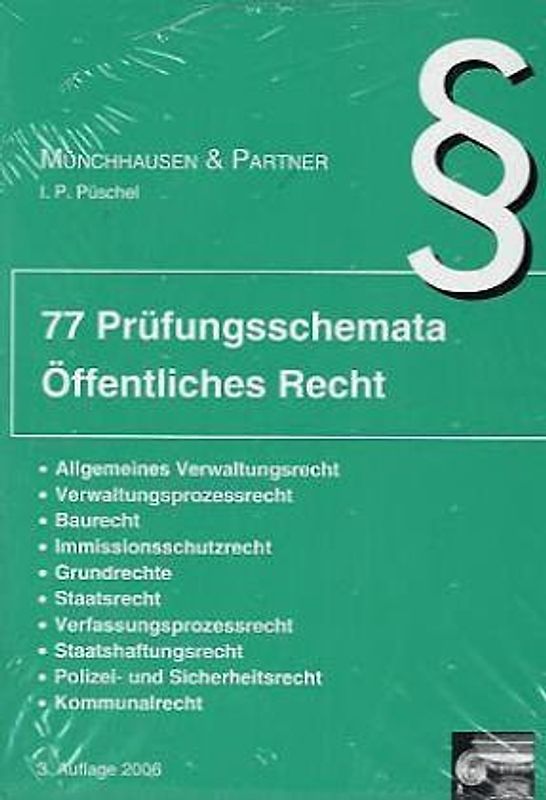 77 Prüfungsschemata öffentliches Recht