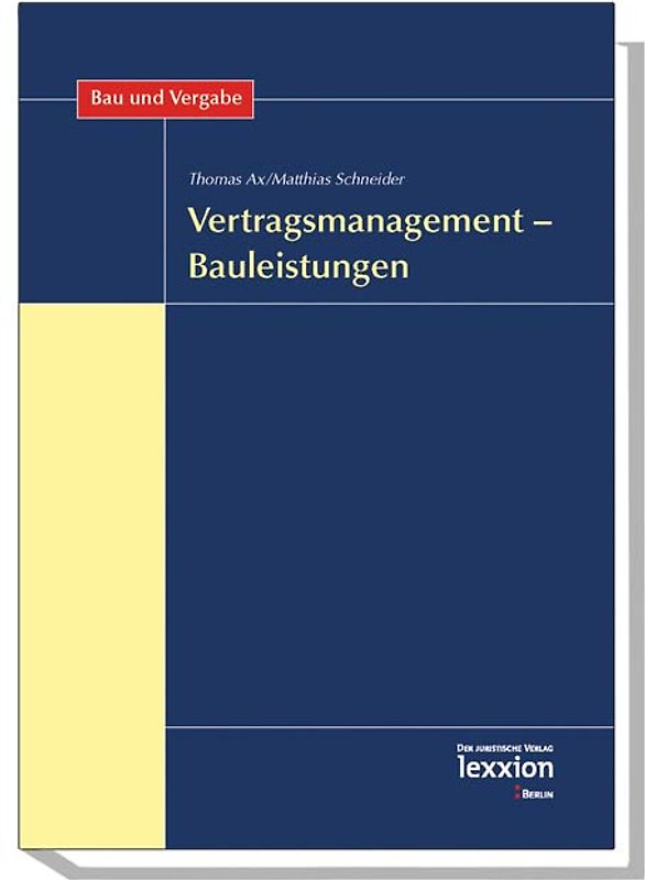 Vertragsmanagement - Bauleistungen
