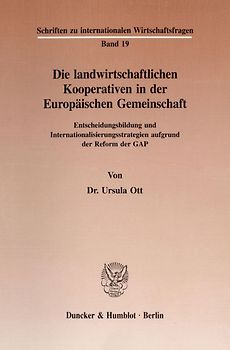Die landwirtschaftlichen Kooperativen in der Europäischen Gemeinschaft.