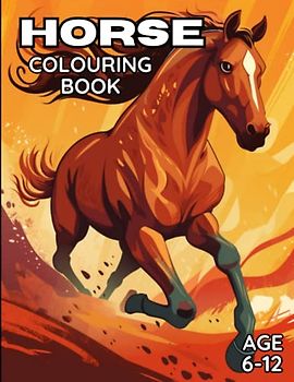 Horse Colouring Book: Awesome Horse Colouring Book For Children Age 6 to 12