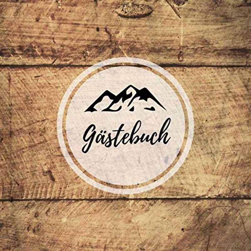 Gästebuch: Eintragalbum für Besitzer von Ferienhäusern / Ferienwohnungen / Pensionen / Hotels für Urlaubsgäste - Winterurlaub / Skiurlaub 110 Seiten Größe 21cm x 21cm - Deutsch/Englisch