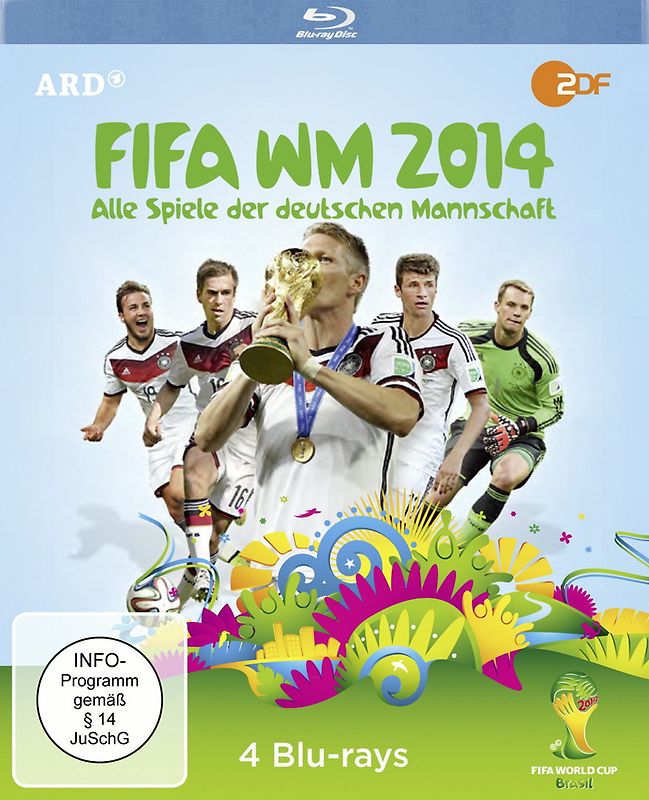 FIFA WM 2014 - Alle Spiele der deutschen Mannschaft [4 Discs] Blu-ray Disc