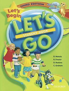 Let's Go. Third Edition / Beginner - Student's Book mit CD-ROM (Fun Video Dialoges, Songs, Games)