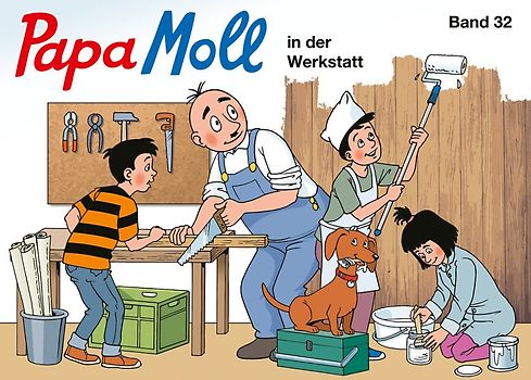 Papa Moll in der Werkstatt