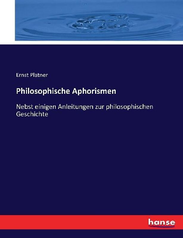 Philosophische Aphorismen