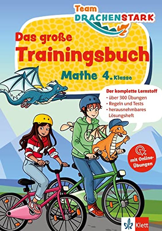 Klett Team Drachenstark: Das große Trainingsbuch Mathe 4. Klasse