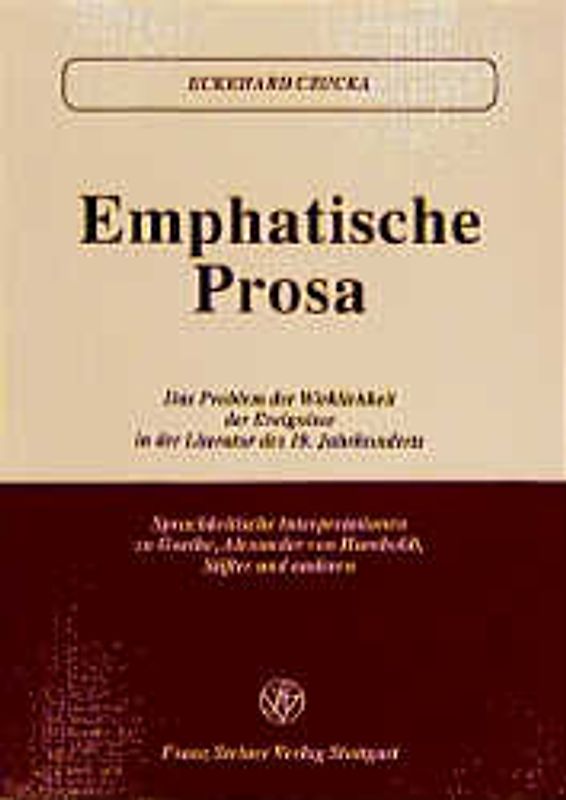 Emphatische Prosa